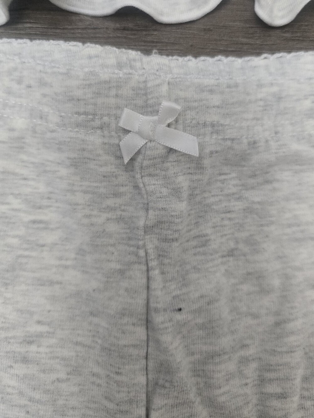 Paris Hilton Loungwear Set Grey Size Small Comfy Scalloped Hems Adjustable Strap - Picture 4 of 11
